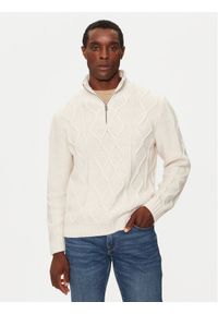 Guess Sweter M4BR49 Z3IN0 Beżowy Regular Fit. Kolor: beżowy. Materiał: syntetyk #1