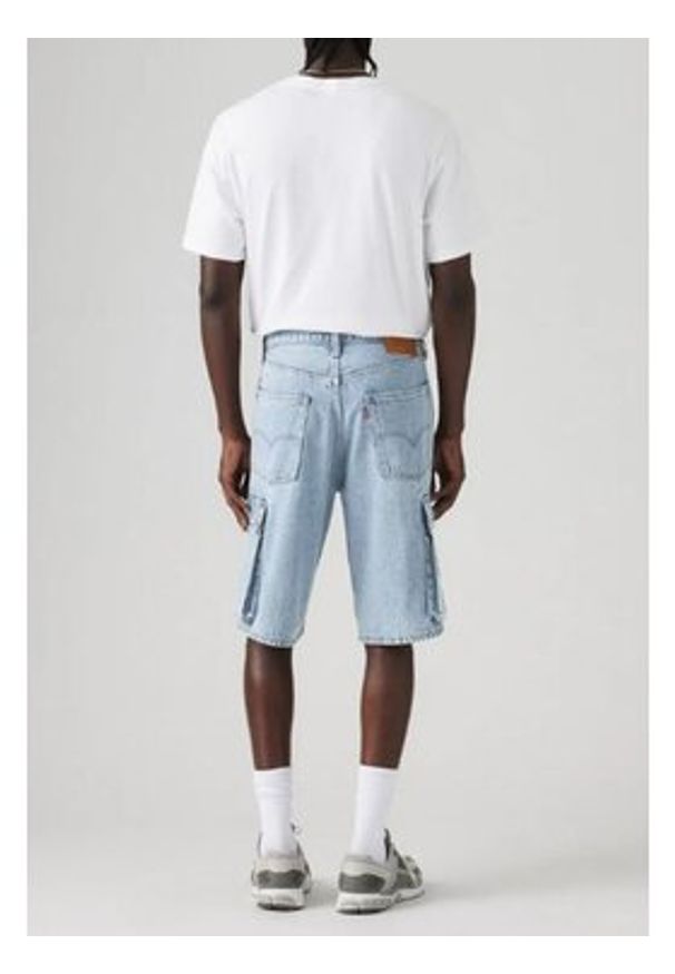 Levi's® Szorty jeansowe 478™ 001GU-0004 Niebieski Baggy Fit. Kolor: niebieski. Materiał: bawełna