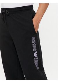 Emporio Armani Underwear Spodnie dresowe 111690 4R566 00020 Czarny Regular Fit. Kolor: czarny. Materiał: bawełna #3