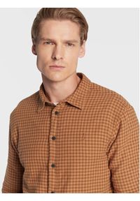 Blend Koszula 20714317 Brązowy Regular Fit. Kolor: brązowy. Materiał: bawełna #4