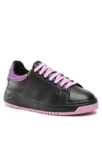 Emporio Armani Sneakersy X3X024 XN825 R295 Czarny. Kolor: czarny. Materiał: skóra