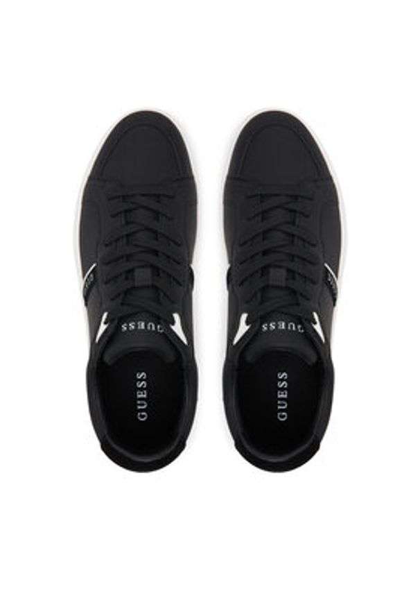 Guess Sneakersy FMTTO4 ELE12 Czarny. Kolor: czarny. Materiał: skóra