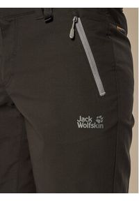 Jack Wolfskin Szorty sportowe Active Track 1503791 Czarny Regular Fit. Kolor: czarny. Materiał: syntetyk #5