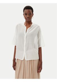 ViCOLO Koszula TD0648 Biały Loose Fit. Kolor: biały. Materiał: bawełna #1