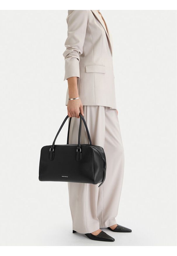 Gino Rossi - GINO ROSSI Torebka EO-LA321-820-1 Czarny. Kolor: czarny. Materiał: skórzane