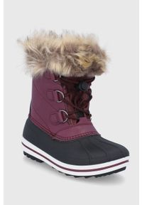 CMP Śniegowce dziecięce Anthilian kolor fioletowy. Nosek buta: okrągły. Zapięcie: sznurówki. Kolor: fioletowy