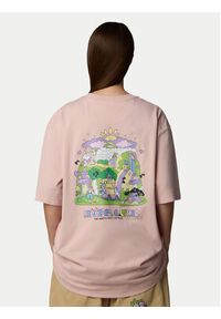 The North Face T-Shirt Unisex Mountain Cleanup NF0A8C4D Różowy Oversize. Kolor: różowy. Materiał: bawełna #5