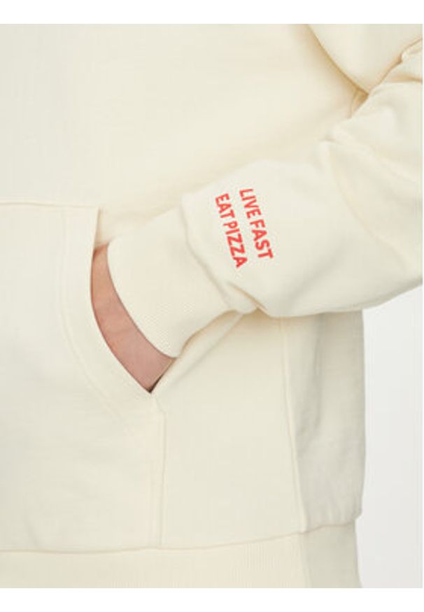 Hugo - HUGO Bluza 50535344 Écru Regular Fit. Materiał: bawełna