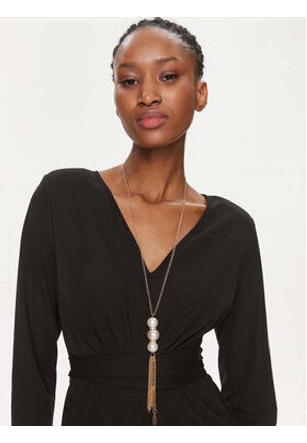 Rinascimento Kombinezon CFC0019323002 Czarny Regular Fit. Kolor: czarny. Materiał: syntetyk