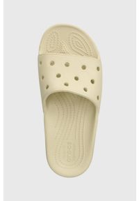 Crocs klapki Classic Crocs Slide 206121 206121.2Y2-BONE. Kolor: beżowy. Materiał: materiał. Obcas: na obcasie. Wysokość obcasa: niski #3