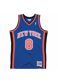 Mitchell & Ness - Koszulka Mitchell&Ness NBA NY Knicks Latrell Sprewell - SMJYAC18055-NYKROYA98LSP. Kolor: niebieski. Sport: koszykówka #1