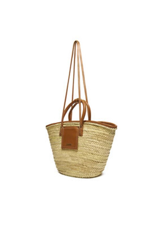 JACQUEMUS Torebka Le Panier Soli 23E223BA045-3072 Beżowy. Kolor: beżowy