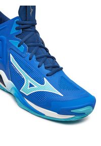 Mizuno Buty halowe Wave Momentum 3 V1GA2317 Niebieski. Kolor: niebieski. Materiał: materiał. Model: Mizuno Wave