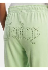 Juicy Couture Spodnie dresowe Tina JCWBJ126327 Zielony Straight Leg. Kolor: zielony. Materiał: syntetyk #4