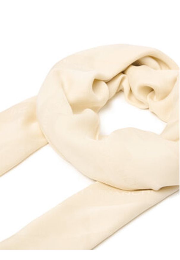 Elisabetta Franchi Szal SC-14F-61E2-193 Kremowy. Kolor: kremowy. Materiał: wiskoza