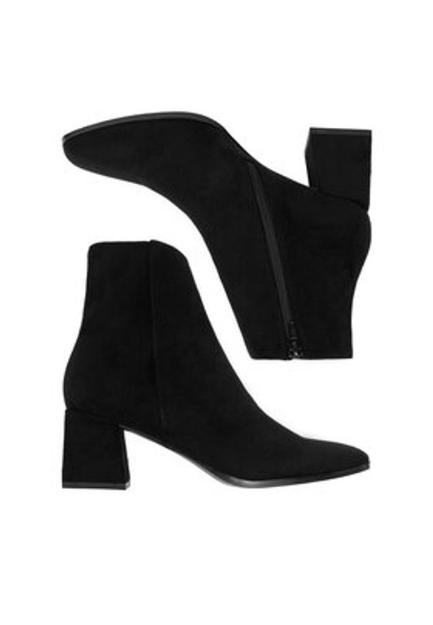 DeeZee Botki GT611 1 Czarny. Kolor: czarny. Materiał: materiał