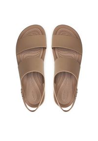 Crocs Sandały Brooklyn Low Wedge W 206453 Beżowy. Kolor: beżowy