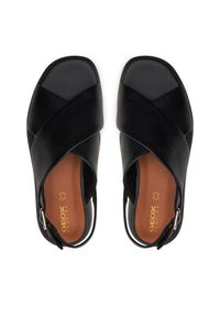 Geox Sandały D Spherica Ec4.1 S D45D4A 00085 C9999 Czarny. Kolor: czarny. Materiał: skóra #4