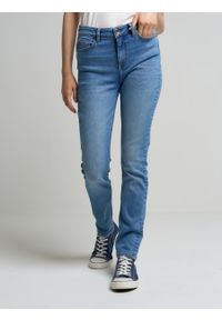 Big-Star - Spodnie jeans damskie z wysokim stanem Katrina High Waist 453. Stan: podwyższony. Kolor: niebieski #6
