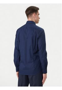 TOMMY HILFIGER - Tommy Hilfiger Koszula MW0MW43122 Granatowy Slim Fit. Kolor: niebieski. Materiał: bawełna #3