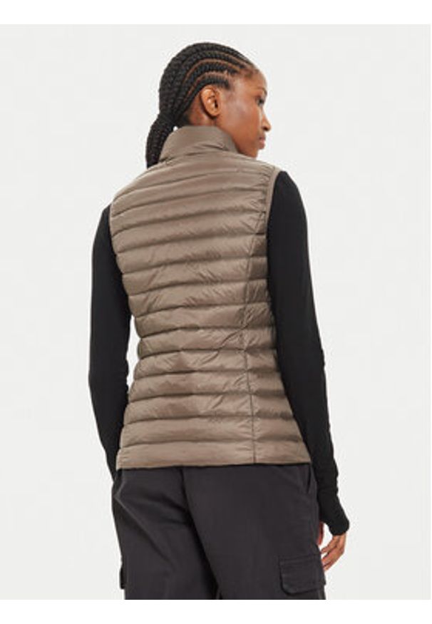 Jott Bezrękawnik Seda P000WDOW04 Beżowy Slim Fit. Kolor: beżowy. Materiał: syntetyk. Długość rękawa: bez rękawów