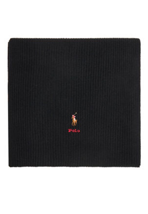 Polo Ralph Lauren Zestaw Szalik i Czapka 455981430003 Czarny. Kolor: czarny. Materiał: wełna