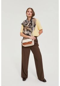 MOODO - Torebka z długimi paskiem beżowa. Kolor: beżowy #1