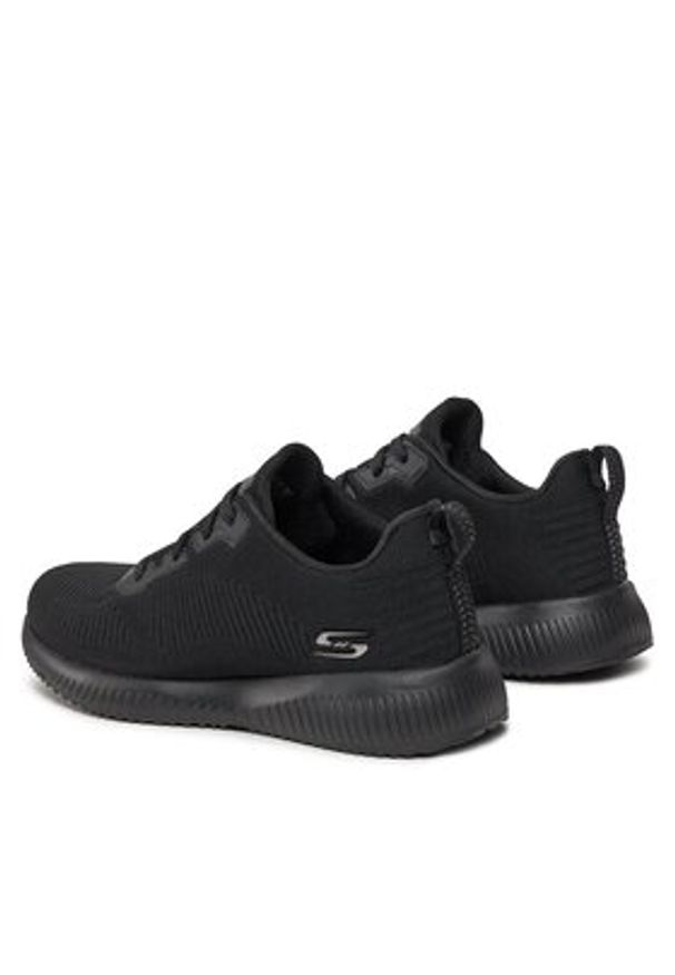 skechers - Skechers Sneakersy BOBS SQUAD Tough Talk 32504/BBK Czarny. Kolor: czarny. Materiał: materiał