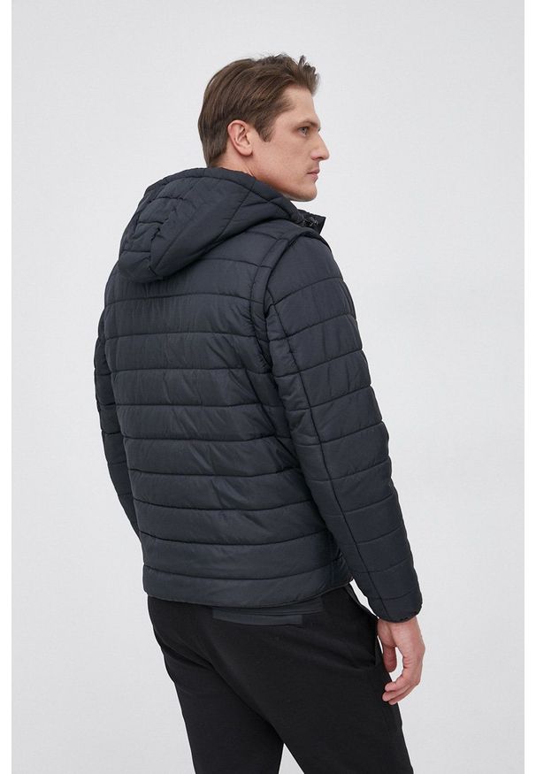 Pepe Jeans - Kurtka Hiram. Okazja: na co dzień. Kolor: czarny. Materiał: materiał. Wzór: gładki. Styl: casual