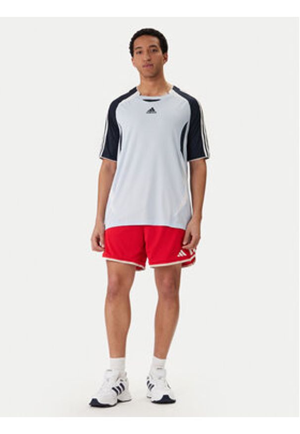 Adidas - adidas T-Shirt adicolor Teamgeist KD5849 Błękitny Regular Fit. Kolor: niebieski. Materiał: syntetyk