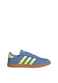Adidas - Buty Breaknet Sleek. Kolor: żółty, zielony, niebieski, wielokolorowy, brązowy. Wzór: gładki. Styl: klasyczny, sportowy