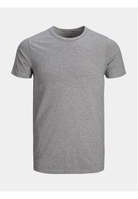 Jack & Jones - Jack&Jones T-Shirt Basic 12058529 Szary Stretch Fit. Kolor: szary. Materiał: bawełna #7