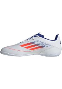 Adidas - Buty piłkarskie adidas F50 Club In IF1345 białe. Kolor: biały. Materiał: syntetyk. Szerokość cholewki: normalna. Sport: piłka nożna #5