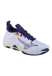 Buty Mizuno Wave Momentum 3 M V1GA231243 białe. Kolor: biały. Materiał: guma, materiał. Szerokość cholewki: normalna. Model: Mizuno Wave. Sport: siatkówka