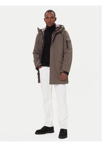 Geox Parka Velletri M5628F T3285 F1432 Brązowy Regular Fit. Kolor: brązowy. Materiał: syntetyk #7