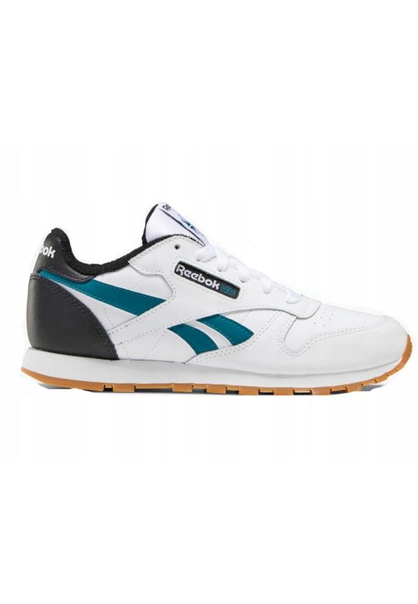 Buty na co dzień Reebok Classic Leather. Okazja: na co dzień. Kolor: biały, wielokolorowy. Materiał: skóra. Model: Reebok Classic. Sport: turystyka piesza