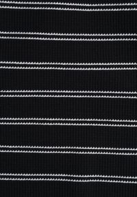 Born2be - Czarne Bawełniane Szorty w Paski z Wysokim Stanem w Stylu Casual Naunea. Okazja: na co dzień. Stan: podwyższony. Kolor: czarny. Materiał: bawełna. Długość: długie. Wzór: paski. Sezon: lato. Styl: casual #6