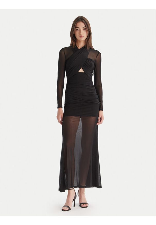 BARDOT - Bardot Sukienka wieczorowa Veria 59987DB Czarny Slim Fit. Kolor: czarny. Materiał: syntetyk. Styl: wizytowy