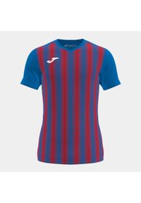 Koszulka do piłki nożnej męska Joma Boy Inter II z krótkim rękawem. Kolor: wielokolorowy, niebieski, czerwony. Długość rękawa: krótki rękaw. Długość: krótkie. Sport: piłka nożna #1