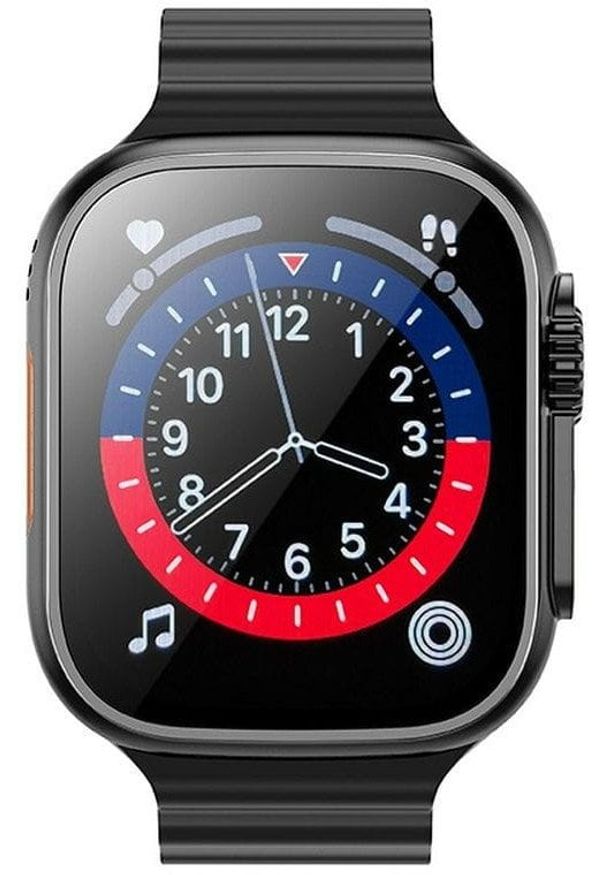 Smartwatch Hoco 1,96" TFT 4G z fukcją rozmowy DYD01 czarny. Rodzaj zegarka: smartwatch. Kolor: czarny