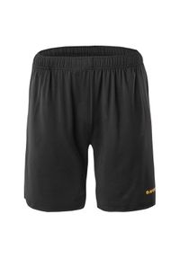 Hi-tec - Spodenki męskie treningowe Hi-Tec Ravi - czarne, Rozmiar XXL. Kolor: czarny. Materiał: poliester, elastan, materiał. Długość: krótkie. Sezon: lato. Sport: fitness #1