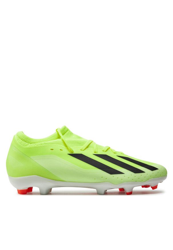 Adidas - adidas Buty do piłki nożnej X Crazyfast League Firm Ground Boots IG0605 Żółty. Kolor: żółty. Materiał: materiał