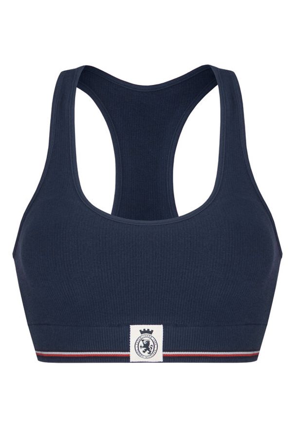 TOMMY HILFIGER - Tommy Hilfiger Biustonosz top UW0UW06061 Granatowy. Kolor: niebieski. Materiał: bawełna