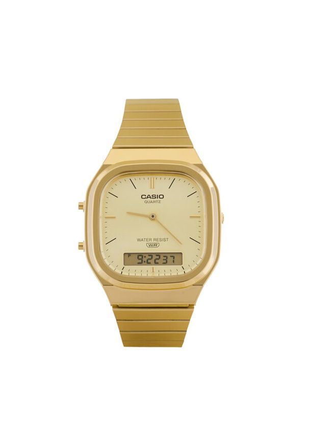 Casio Zegarek Vintage AQ-240EG-9AEF Złoty. Kolor: złoty. Styl: vintage