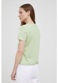 Calvin Klein Jeans t-shirt bawełniany J20J218258.PPYY kolor zielony. Okazja: na co dzień. Kolor: zielony. Materiał: bawełna. Długość rękawa: krótki rękaw. Długość: krótkie. Styl: casual #2