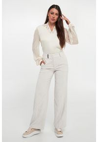 Twinset Milano - Bluzka damska z wiskozowej krepy TWINSET. Materiał: wiskoza #4