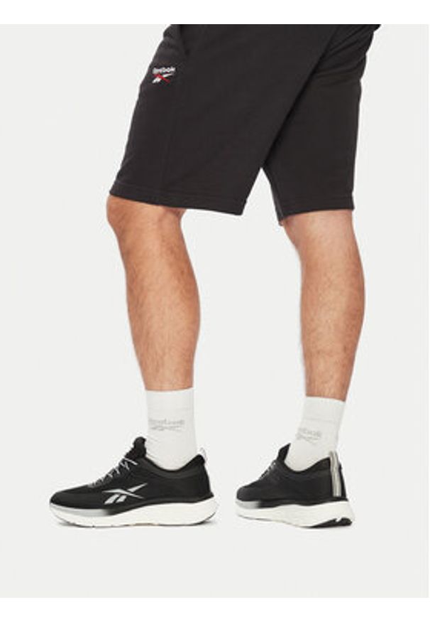 Reebok Buty do biegania ROAD STRIDER 100233885 Czarny. Kolor: czarny. Materiał: materiał