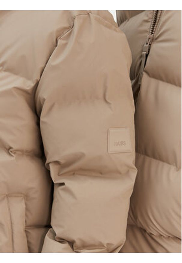 Rains Kurtka zimowa Unisex 15120 Beżowy Regular Fit. Kolor: beżowy. Materiał: syntetyk. Sezon: zima