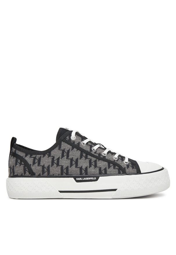 Karl Lagerfeld - KARL LAGERFELD Trampki KL50425 Czarny. Kolor: czarny. Materiał: materiał