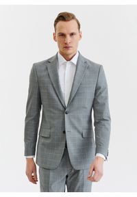 Pako Lorente - PAKO LORENTE – Szara marynarka garniturowa z wełną. Kolor: szary. Materiał: wełna. Styl: elegancki #1